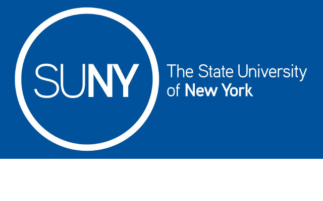 SUNY Logo White on Blue